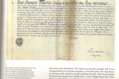 A pass taken from the Quedagh Merchant which Kidd hoped would help spare him form the gallows